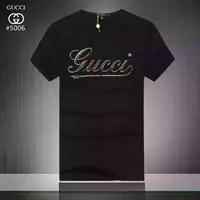 t-shirt gucci new season collections logo art black